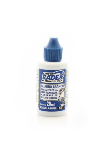 TINTA MARCADOR QUADRO BRANCO AZUL 20ML - RADEX 2500