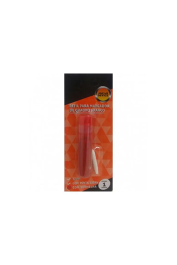 Refil Pincel Marcador Quadro Branco Vermelho