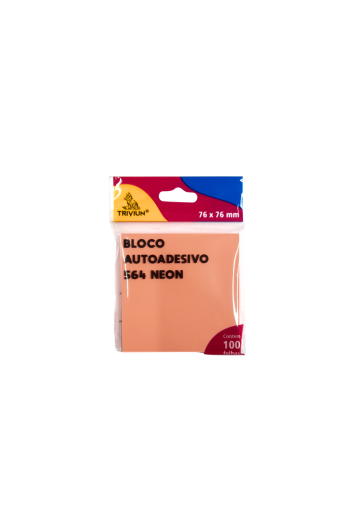 Anote e Cole 76x76 Rosa Neon C/100un Triviun 564