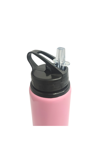 SQUEEZE ALUMÍNIO ROSA DOLCE BICO RETRÁTIL 600ML P/SUBLIMAÇÃO - METALNOX 57012