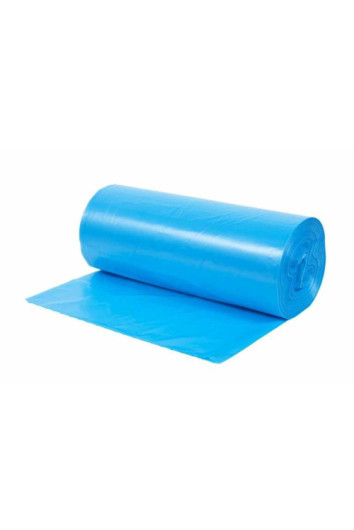 Saco P/ Lixo 50l 63x80 Roll Azul Rolo C/40