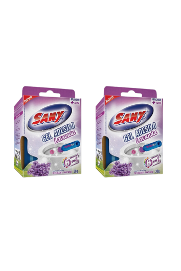 2 Und Gel Sanitário Lavanda 38g + Aplicador - Sany 