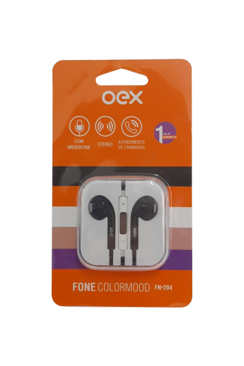Fone P3 Cmic Intra-auricular Colormood Preto Fn20