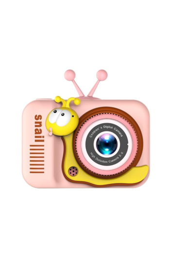 CÂMERA FOTOGRÁFICA DIGITAL INFÁNTIL CARACOL