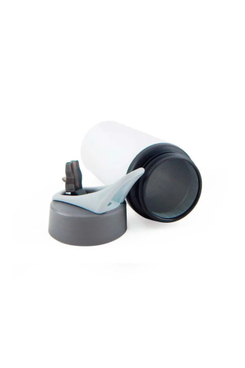Squeeze Aluminio Branca Sport C/bico Retratil 600ml P/sublimacao
