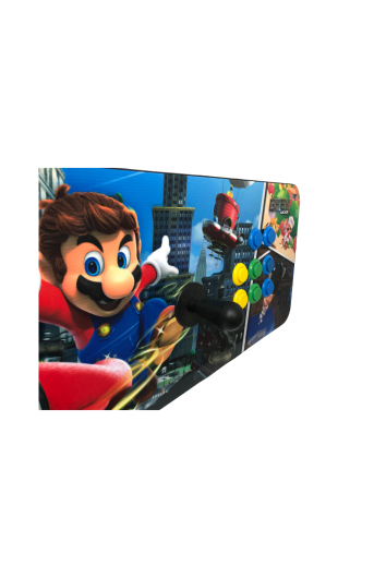 Controle Arcade Duplo Fliperama C/ Capa