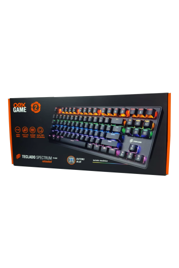 Teclado Gamer Usb Mecanico C/led Spectrum Tc 602 Oex