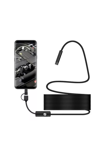 Camera Sonda Endoscopica Plug Tipo C Micro e Usb Android