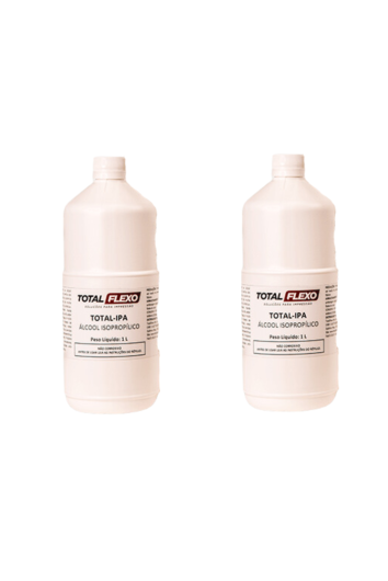 2 Und Álcool Isopropílico 1l - Total Flexo