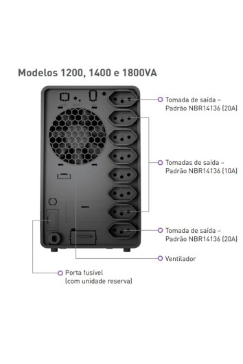 Nobreak 1400va Tech Biv/115