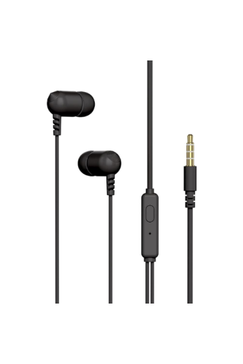 Fone C/ Mic Intra Auricular Preto