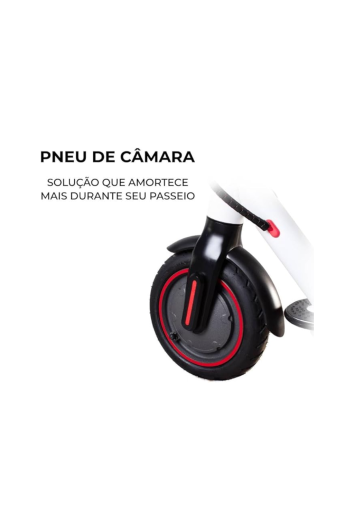 Patinete Motorizado Eletrico 350w Ssm Hw01 Preto/vermelho