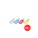 Chaveiro com Etiqueta Cores Diversas - 10 Und