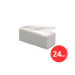 Papel Toalha Excelencia 2 Dobras 20x20 Celulose 20g 500g - 24 Und 