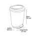 Lixeira C/Pedal 10l Cozinha Lavanderia Banheiro Inox 25806 - Arqplast