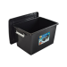 Caixa Organizadora 56l Plastico Preta C/tampa