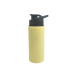 SQUEEZE ALUMÍNIO AMARELO DOLCE TAMPA PRETA 600ML P/SUBLIMAÇÃO - METALNOX 