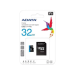 CARTÃO DE MEMÓRIA ADATA 32GB MICRO SD 2X1 CLASS 10 UHS-I - AUSDH32GUICL10-RA1