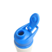 SQUEEZE ALUMÍNIO BRANCA TAMPA AZUL  600ML P/SUBLIMAÇÃO - METALNOX 57009