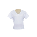 BABY LOOK BRANCA M GOLA V POLIESTER GOLD P/SUBLIMAÇÃO MR MUG - 2642