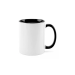 Caneca Ceramica Branca Interior Preto Aaa 325ml P/sublimacao