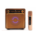 Caixa de Som Karaoke C/ Microfone S/ Fio Led Rgb 30w