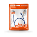 PATCH CORD 2,5MT CAT6 AZUL - PLUSCABLE PC-ETH6U25BL