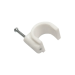 UNIDADE FIXA CABO COAXIAL 5MM BRANCO - 037813 