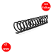 Espiral 17mm (para 100 Folhas) 100 Unidades Preto - Vip