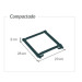 Suporte para Notebook Regulável Preto Reliza