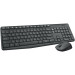 Kit Teclado e Mouse Usb S/ Fio Mk235 Logitech 