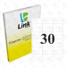 Etiqueta 254 X 667 100fls Carta  3000 Etiquetas