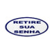 Placa Retire Sua Senha Branco/azul