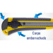 Estilete 18mm Profissional Emborrachado Trava Circular Es1804 Brw
