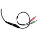 Fone P3 + Adapt P2 Cmic Headset Wild Hs-411