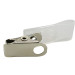 Presilha para Crachá Clips Jacaré C/ Alca Leitosa