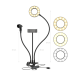 Kit Ring Light + Adaptador Smartfone + Suporte Mic - AL-06II - Greika