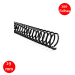 Espiral 29mm (para 200 Folhas) 36 Unidades Preto - Vip 