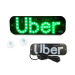 Letreiro Luminoso Placa UBER Conector USB