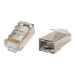 Conector Rj 45 Macho Cat5e Blindado
