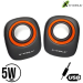 Caixa de Som Usb Preto 5w - Xc-cm-11 - X-cell 