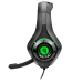 Fone Headset Gamer Ryoko P3 e Usb Verde Elg