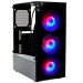 Gabinete Gamer Matrix Lateral e Frontal Vidro com 3 Fans Rgb