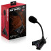 Microfone Gamer Usb Articulado C3tech