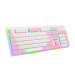 Teclado Membrana Redragon Dyaus 2, Rgb, White, Abnt2, K509 Wp-rgb 