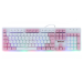 Teclado Membrana Redragon Dyaus 2, Rgb, White, Abnt2, K509 Wp-rgb 