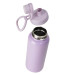 Squeeze Inox Térmica Orquídea Tampa Emborrachada 900ml P/Sublimação Metalnox