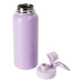 Squeeze Inox Térmica Orquídea Tampa Emborrachada 900ml P/Sublimação Metalnox