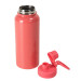 Squeeze Inox Térmica Pêssego Tampa Emborrachada 900ml P/Sublimação Metalnox 