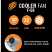 Cooler Fan Oex F50 120mm C/ 16 Leds - Branco